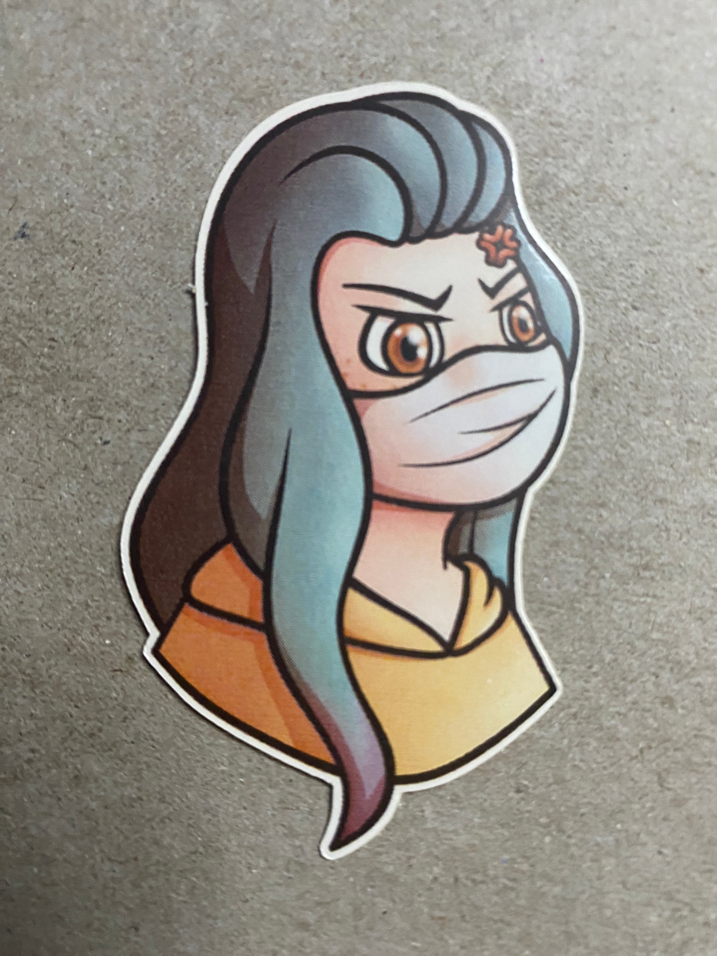 Sticker - Livia Maske