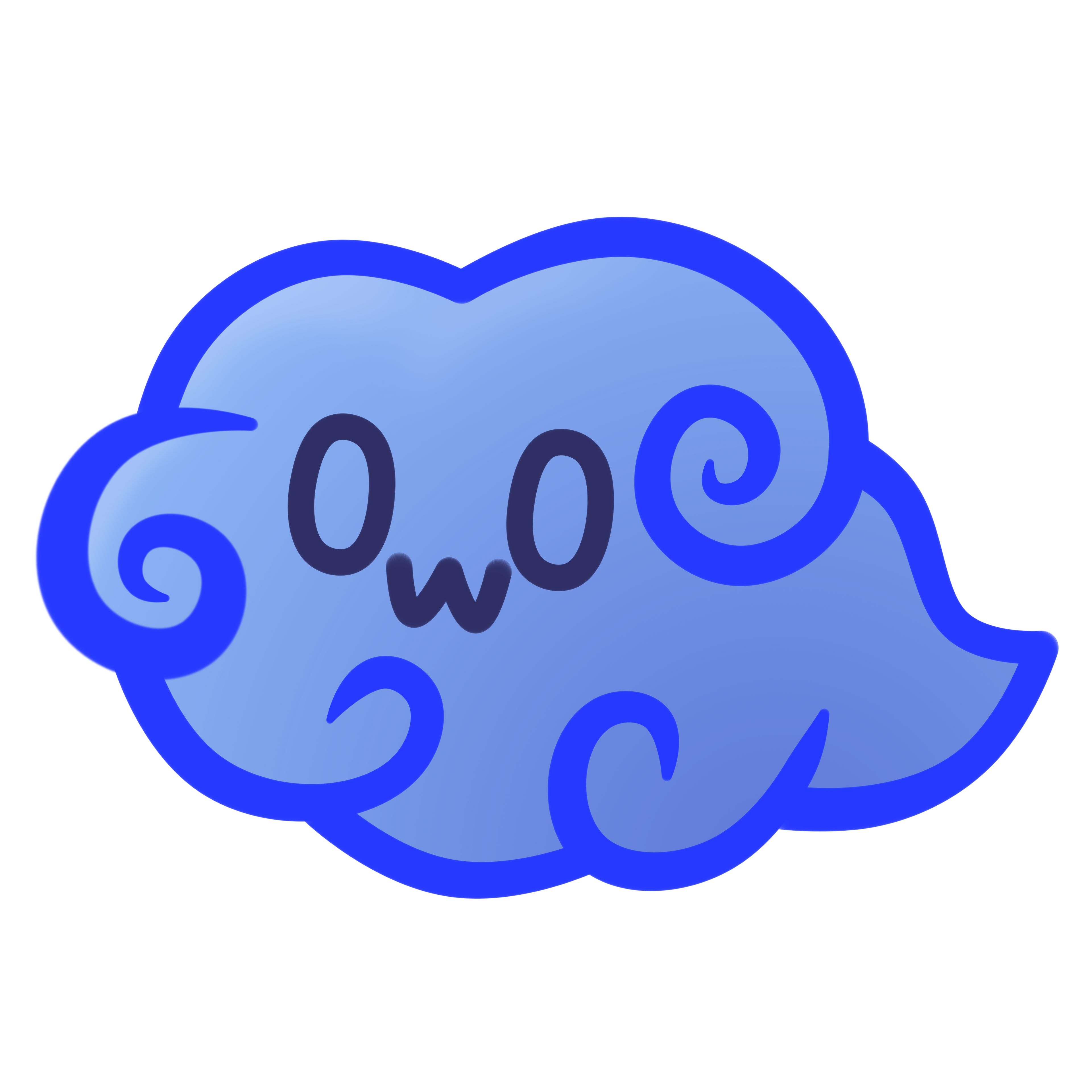 Sticker - Wolken