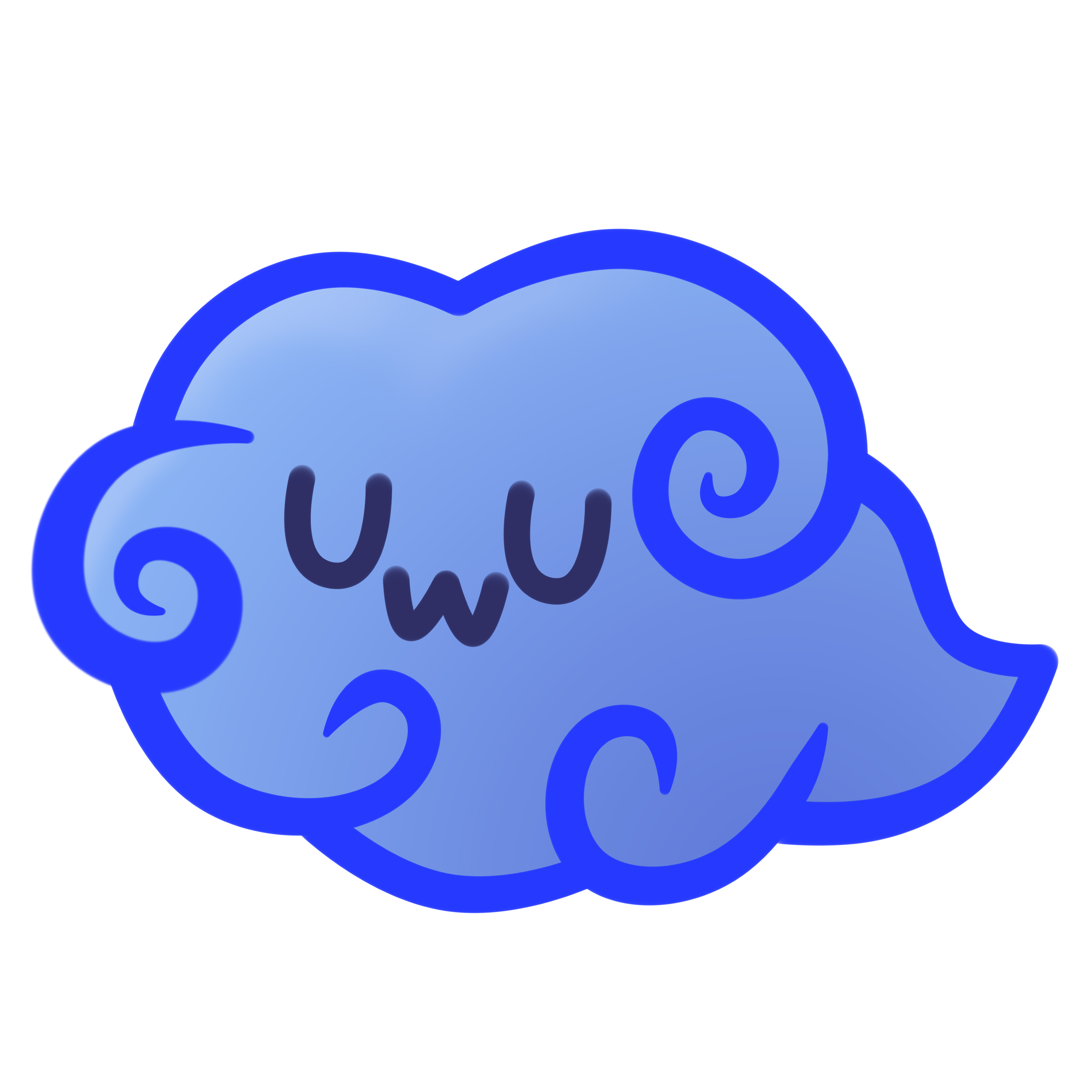 Sticker - Wolken