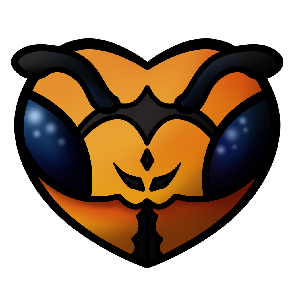 Sticker - Wespe