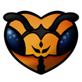 Sticker - Wespe