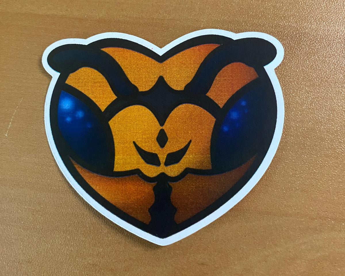 Sticker - Wespe